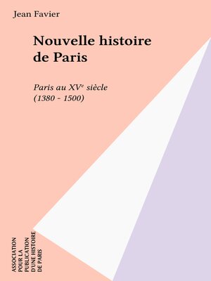 cover image of Nouvelle histoire de Paris